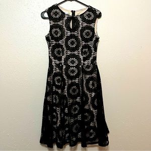 London Style Black Lace Dress